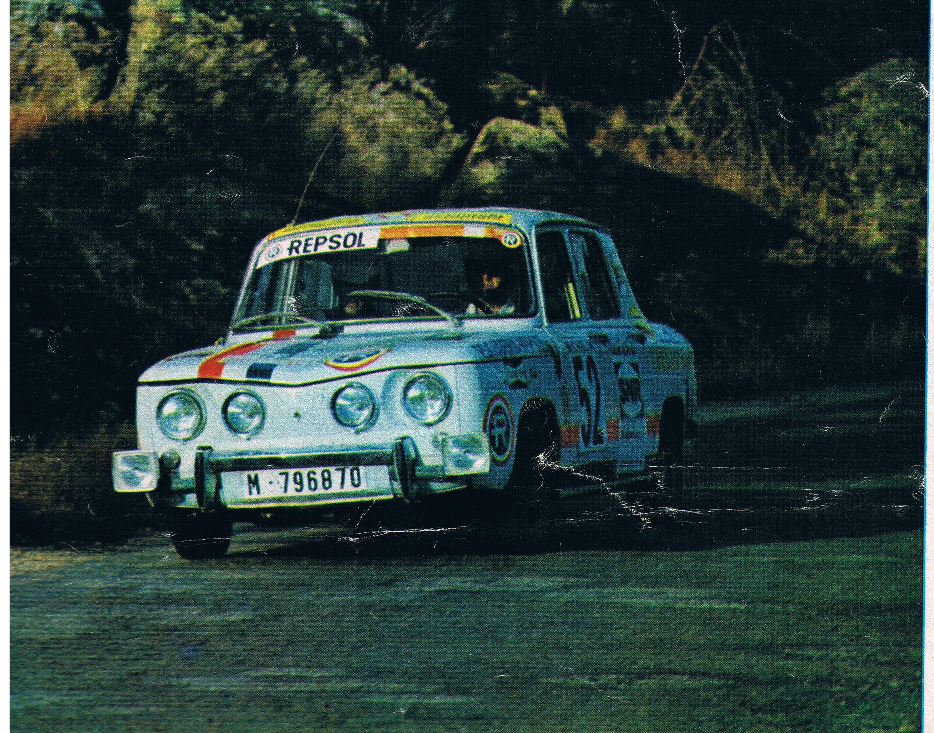 Alternative view of Renault 8 TS #52 J.G. Rasilla Rally de España RACE 1971 (Ref. 226DC43)  1:43 Kit Car 43