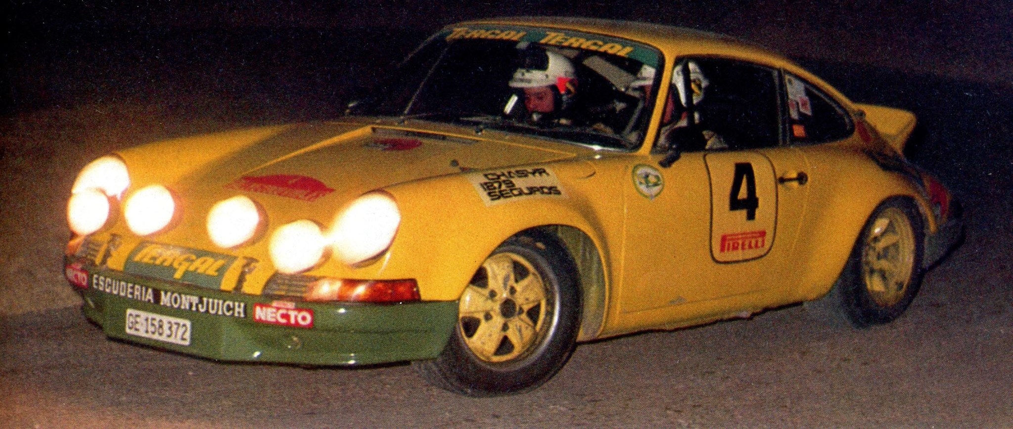 Alternative view of Porsche Carrera RS #4 J.M. Fernández Rally 2000 Virajes 1975 (Ref. 254DC43) 1:43 Kit Car 43