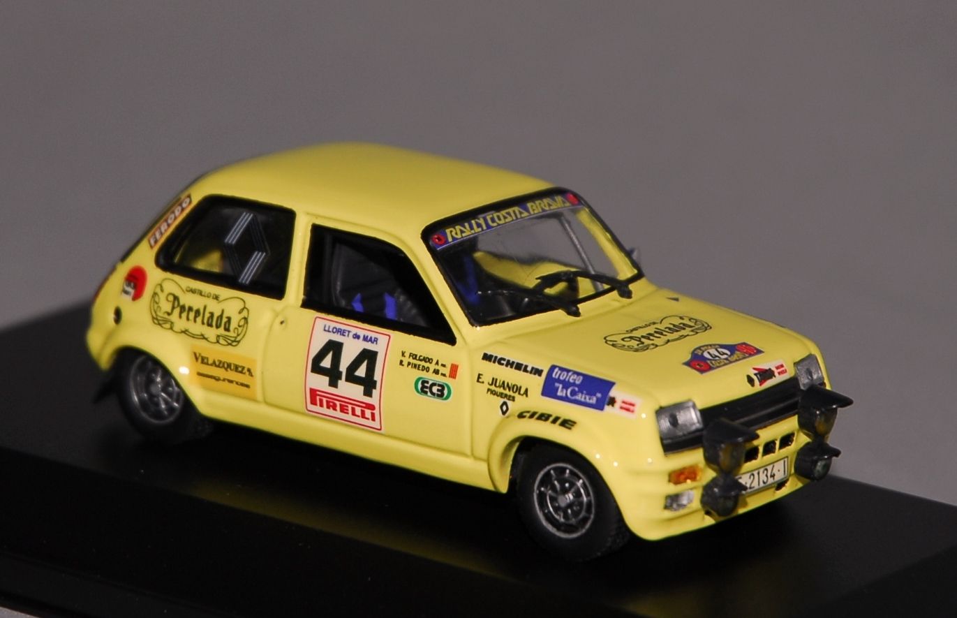 Renault 5 Copa #44 V. Folgado Rally Costa Brava 1980 (Ref. 275DC43) 1:43 Kit Car 43