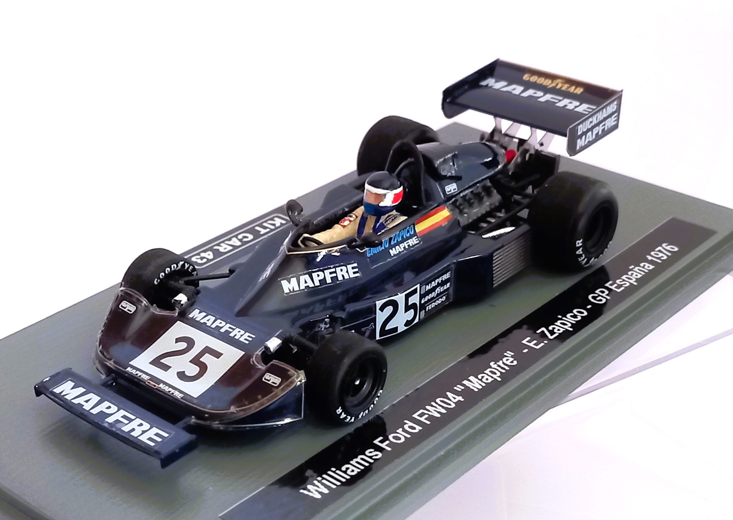 Williams Ford FW04 #25 E. Zapico GP España 1976 (Ref. 297KM43) 1:43 Kit Car 43