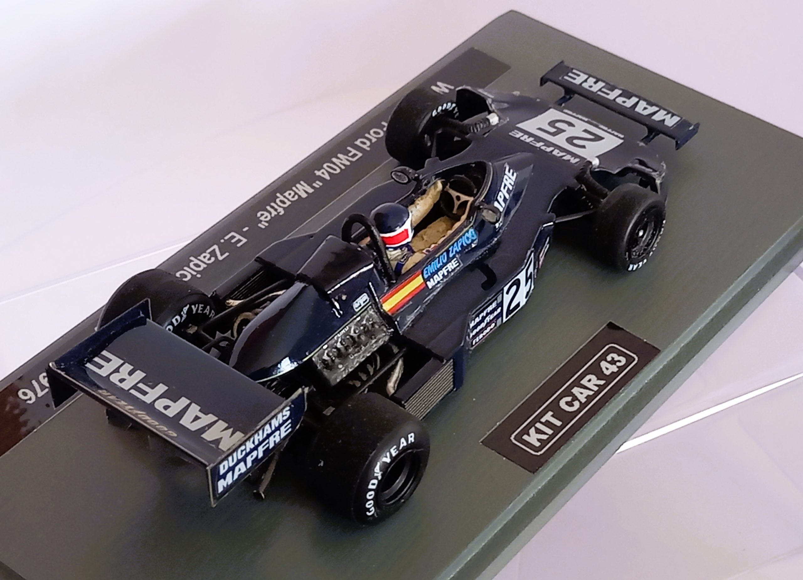 Williams Ford FW04 #25 E. Zapico GP España 1976 (Ref. 297KM43) 1:43 Kit Car 43 - Image 3