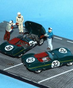 [DIORAMA] Lotus Eleven #32 Chapman/MacKay-Fraser & #36 Hugus/Bentley 24H Le Mans 1956 1:43 Kit Car 43