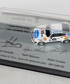Porsche 934 "Danone" #55 Esc.Montjuic - Fernandez-Baturone-Tarradas - 24H Le Mans 1977 firmado / signed (Ref. 302SIGN43) 1:43 Kit Car 43