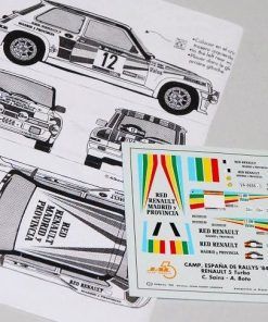 [CALCA] Renault R5 Turbo #12 C. Sainz Cto.España rallys 1984  1:43 JAL-43