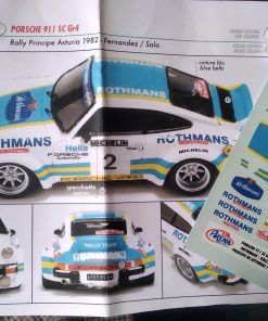 [CALCA] Porsche 911 SC #2 "Beny" Fernandez Rally Principe de Asturias 1982 1:43 Arena