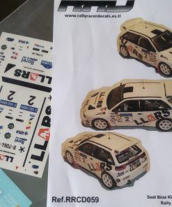 [CALCA] Seat Ibiza Kit Car Evo 2 #2 J. Zurita Rally Girona 2008 1:43 RRD
