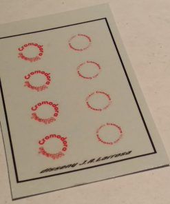 [CALCA] 8 logos Cromodora para llantas 1:43 JAL43