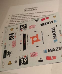 [CALCA] Seat Ibiza TDI #39 F. Gutierrez Winner 24 Hores de Barcelona 2000 (cat. diesel) 1:43