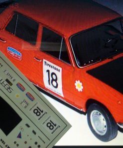 [CALCA] Seat 124 #18 A. Zanini Rally Firestone 1973 (Ref. 052bisDECA43) 1:43 Kit Car 43