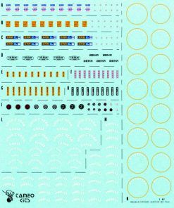 [CALCA] Logos neumaticos y cinturones 1:43 Tameo [DG01]