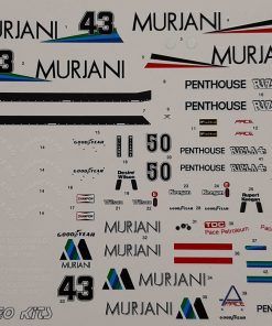 [CALCA] Williams Ford FW07B #43 Wilson / #50 Keegan F1 GP Inglaterra 1980 1:43 Tameo Kits