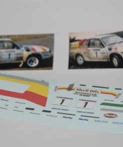 [CALCA ALPS] Audi Quattro Sport #1 H. Mikkola Welsh Rally 1986 (Ref. 338DECA43)  1:43 Kit Car 43