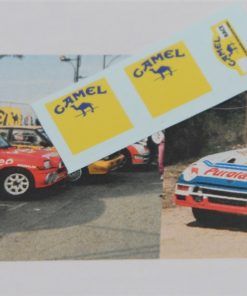 [CALCA ALPS] Anexo Dorsales rallyes de tierra RACE 1986-1989  1:43 KIT CAR 43