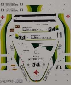 [CALCA] Williams Ford FW07 #34 E. de Villota F1 GP España 1980 1:43 Tameo Kits
