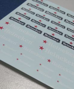 [CALCA] Logos Heineken varias medidas 1:43 Artecno decals
