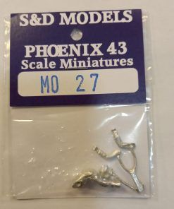Figura piloto F1 conduciendo años 60 (2) 1:43 Phoenix43 [MO 27] (sin montar ni pintar)