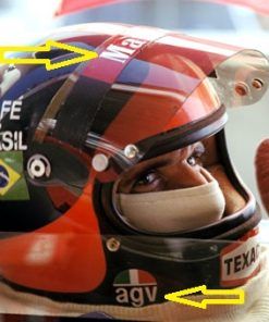 Alternative view of [CALCA ALPS] Anexo publicidad tabaco casco Emerson Fittipaldi World ch.F1 1974 (Ref. 360DECA5) 1:5 Kit Car 43