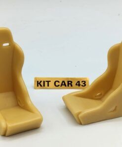 Juego 2 asientos baquets/buckets competicion tipo-B  1:18 Kit Car 43