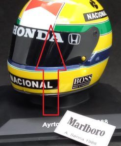 [CALCA ALPS] Anexo publicidad tabaco casco Ayrton Senna 1988 (Ref. 361DECA5) 1:5 Kit Car 43