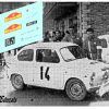 [CALCA] Seat 600 #14 J. Juncosa Rally Barcelona-Andorra 1965 1:43 KAME