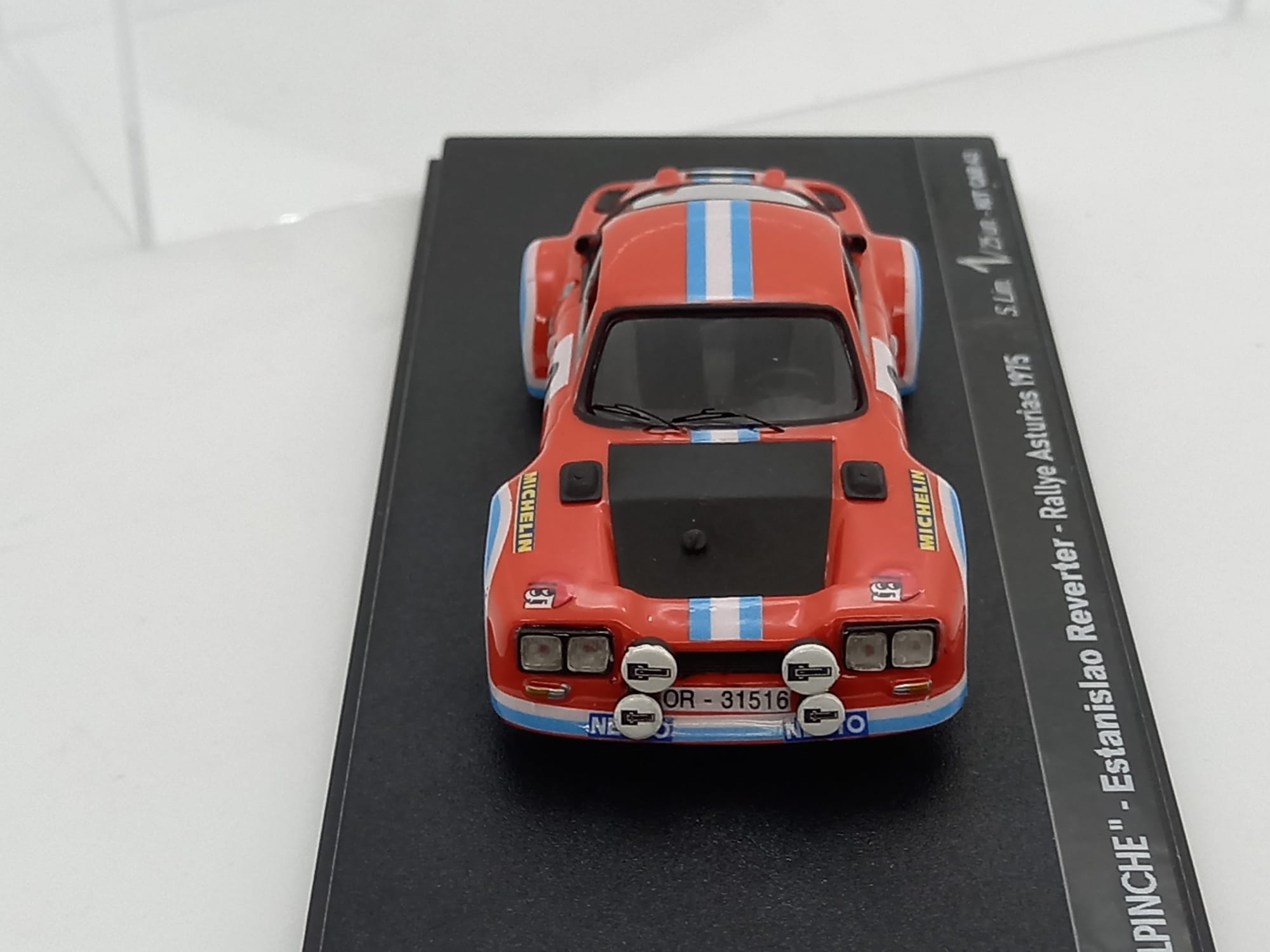 Alpinche #3 Estanislao Reverter - Rally Asturias 1975 - S. Lim 25 unid.- (Ref. 368KM43) 1:43 Kit Car 43 - Image 3