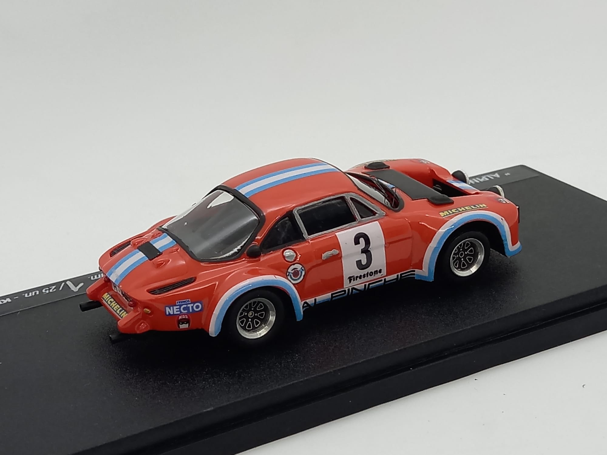 Alpinche #3 Estanislao Reverter - Rally Asturias 1975 - S. Lim 25 unid.- (Ref. 368KM43) 1:43 Kit Car 43 - Image 4