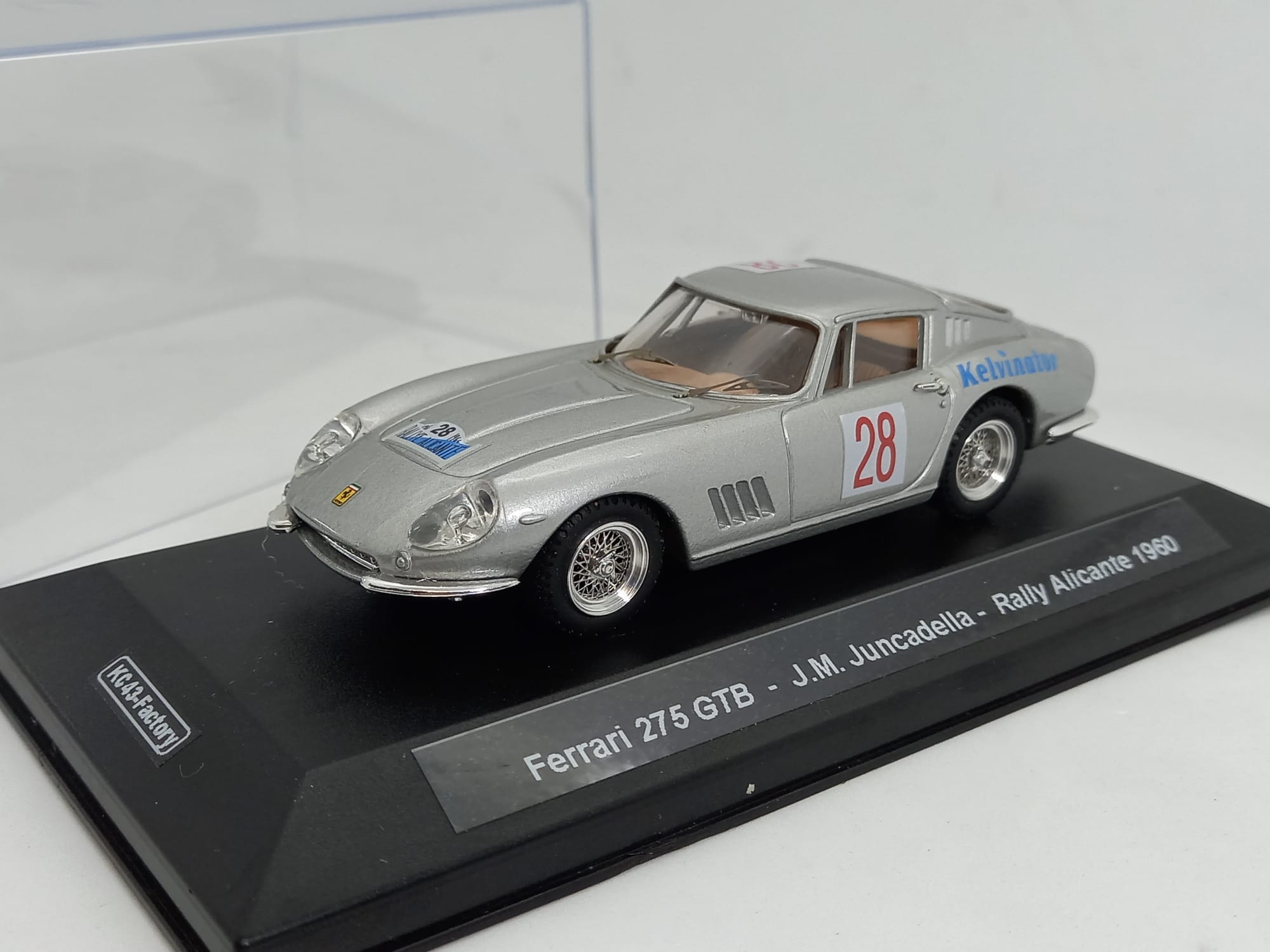 Ferrari 275 GTB #28 J.M. Juncadella Rally Alicante 1966 1:43 Kit Car 43