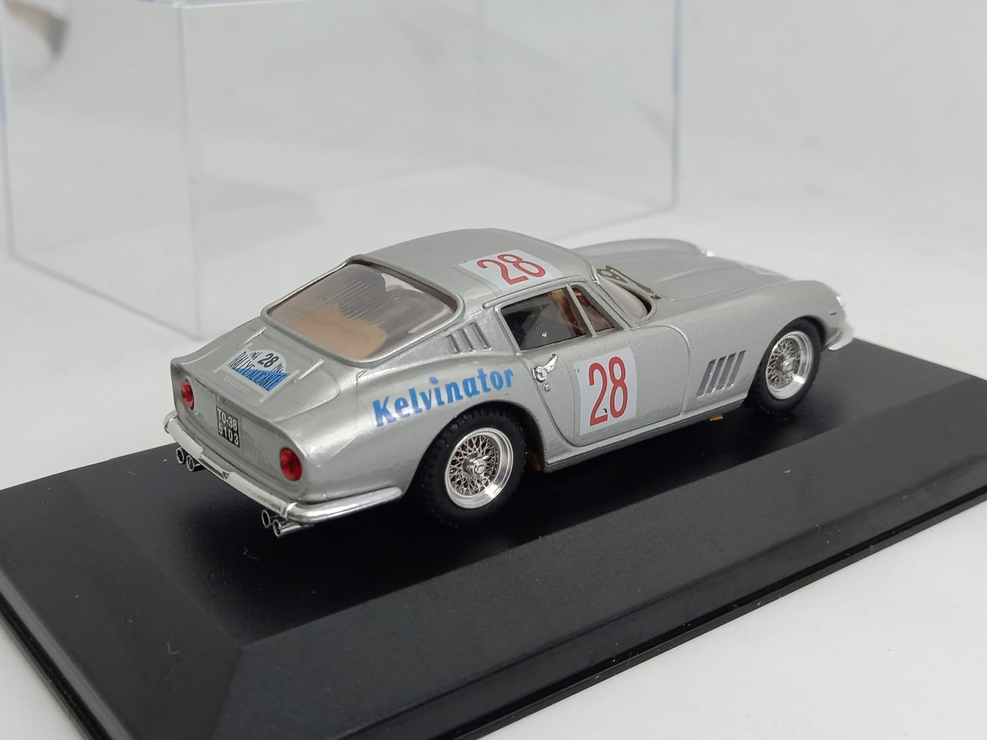 Ferrari 275 GTB #28 J.M. Juncadella Rally Alicante 1966 1:43 Kit Car 43 - Image 2