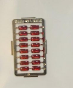 16 luces/faros rojos 3.0x1.5mm 1:43 Scala43 [PL 3 X 1,5]