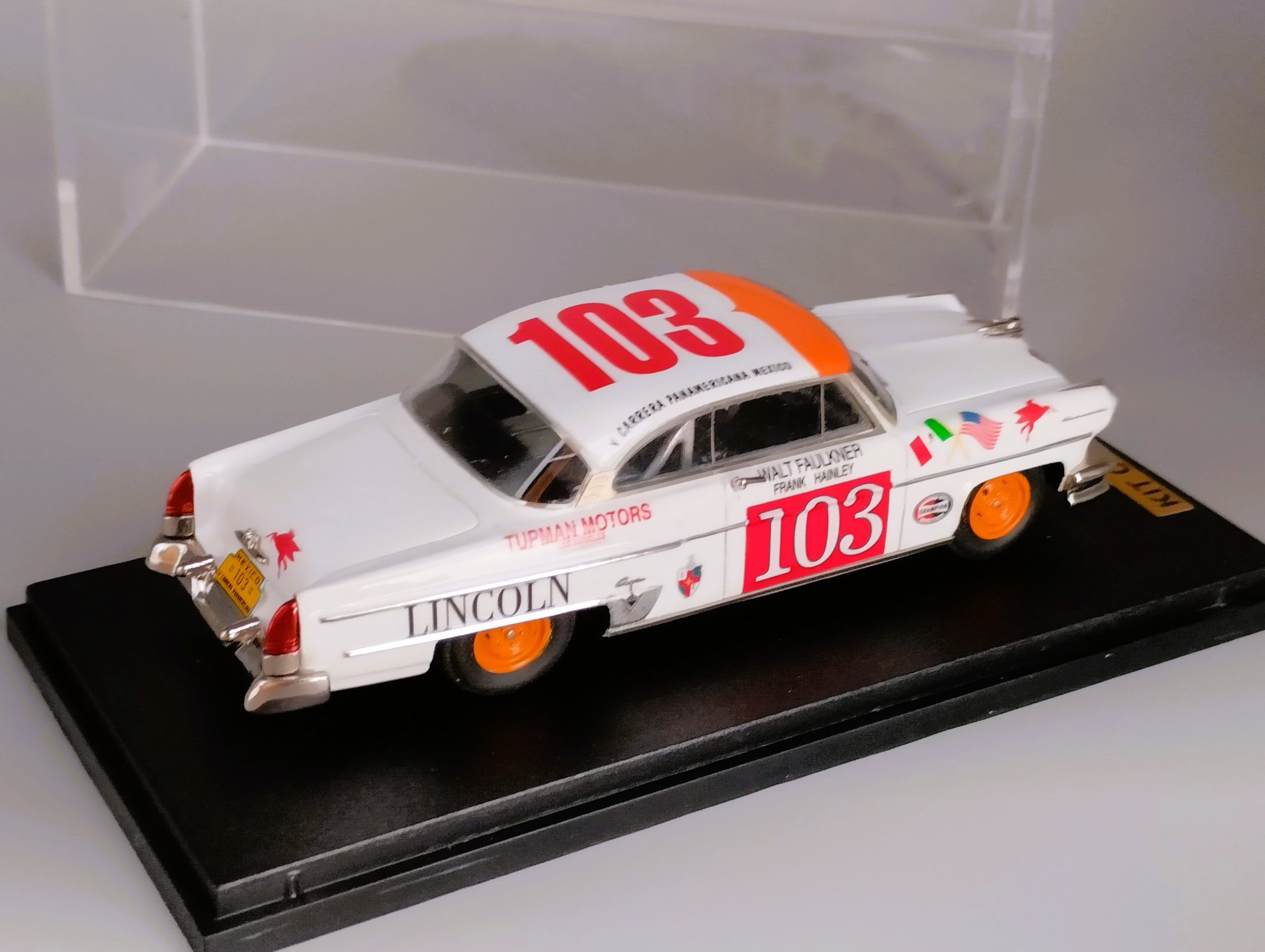 Lincoln Capri #103 Faulkner-Hainley V Carrera Panamericana 1954 1:43 Kit Car 43 - Image 2