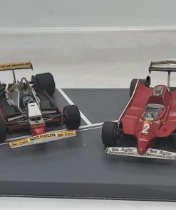Alternative view of Set Ferrari 312 T5 #1 J.Scheckter y 126 C #2 G.Villeneuve F1 1980 (con vitrina metacr.)  1:43 Kit Car 43