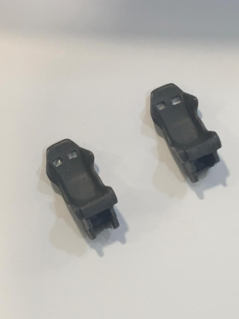 Juego 3 asientos baquets/buckets altos para camiones raid negro 1:43 Kit Car 43