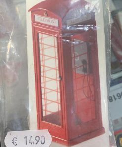 Cabina telefónica Londres (sin pintar ni montar) 1:43 High Tech Modell (43109)