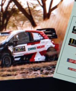 [CALCA] Anexo Toyota Yaris WRC #1 S.Ogier Winner Rally Safari 2021 1:43 Kit Car 43