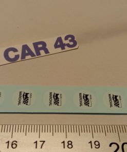 [CALCA ] TAPAS FAROS MARCHAL CIRCULARES 6 un. 1:18 KIT CAR 43 (REF. 385DECA18)