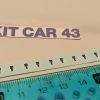 [CALCA ] TAPAS FAROS CIBIE CIRCULARES 10 un. 1:43 KIT CAR 43 (REF. 384DECA43)