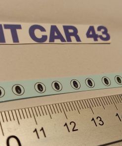 [CALCA ] TAPAS FAROS HELLA tipo-1 CIRCULARES 10 un. 1:43 KIT CAR 43 (REF. 388DECA43)