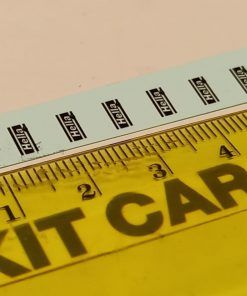 [CALCA ] TAPAS FAROS HELLA RECTANGULARES 8 un. 1:43 KIT CAR 43 (REF. 390DECA43)