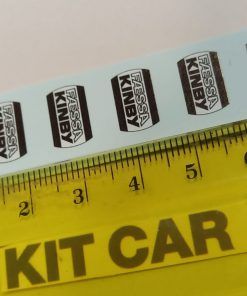 [CALCA ] TAPAS FAROS FAESA KINBY RECTANGULARES 6 un. 1:18 KIT CAR 43 (REF. 391DECA18)