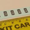 [CALCA ] TAPAS FAROS HELLA RECTANGULARES 6 un. 1:24 KIT CAR 43 (REF. 390DECA24)