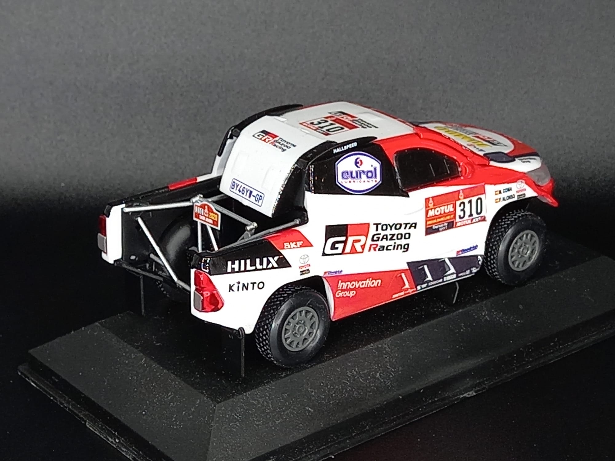 Toyota Hilux Overdrive #310 F. Alonso-M. Coma Dakar 2020 1:43 Kit Car 43 - Image 2