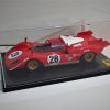 Ferrari 512S #28 Andretti/Merzario Daytona 1970 (con vitrina metacrilato) 1:12 Kit Car 43