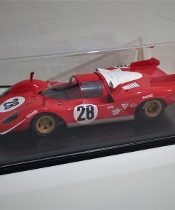 Ferrari 512S #28 Andretti/Merzario Daytona 1970 (con vitrina metacrilato) 1:12 Kit Car 43