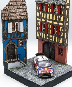 [DIORAMA] Tramo Rallye Alsace (con vitrina de metacrilato) 1:43 Kit Car 43