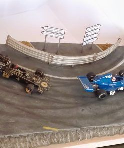 Alternative view of [DIORAMA] Curva ángulo Miramar Montjuic (con vitrina de metacrilato) 1:43 Kit Car 43