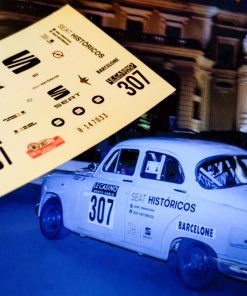 [CALCA] Seat 1400 B #307 J.M.Bardolet Rallye Monte Carlo Histórico 2020 (Ref.394DECA43) 1:43 Kit Car 43