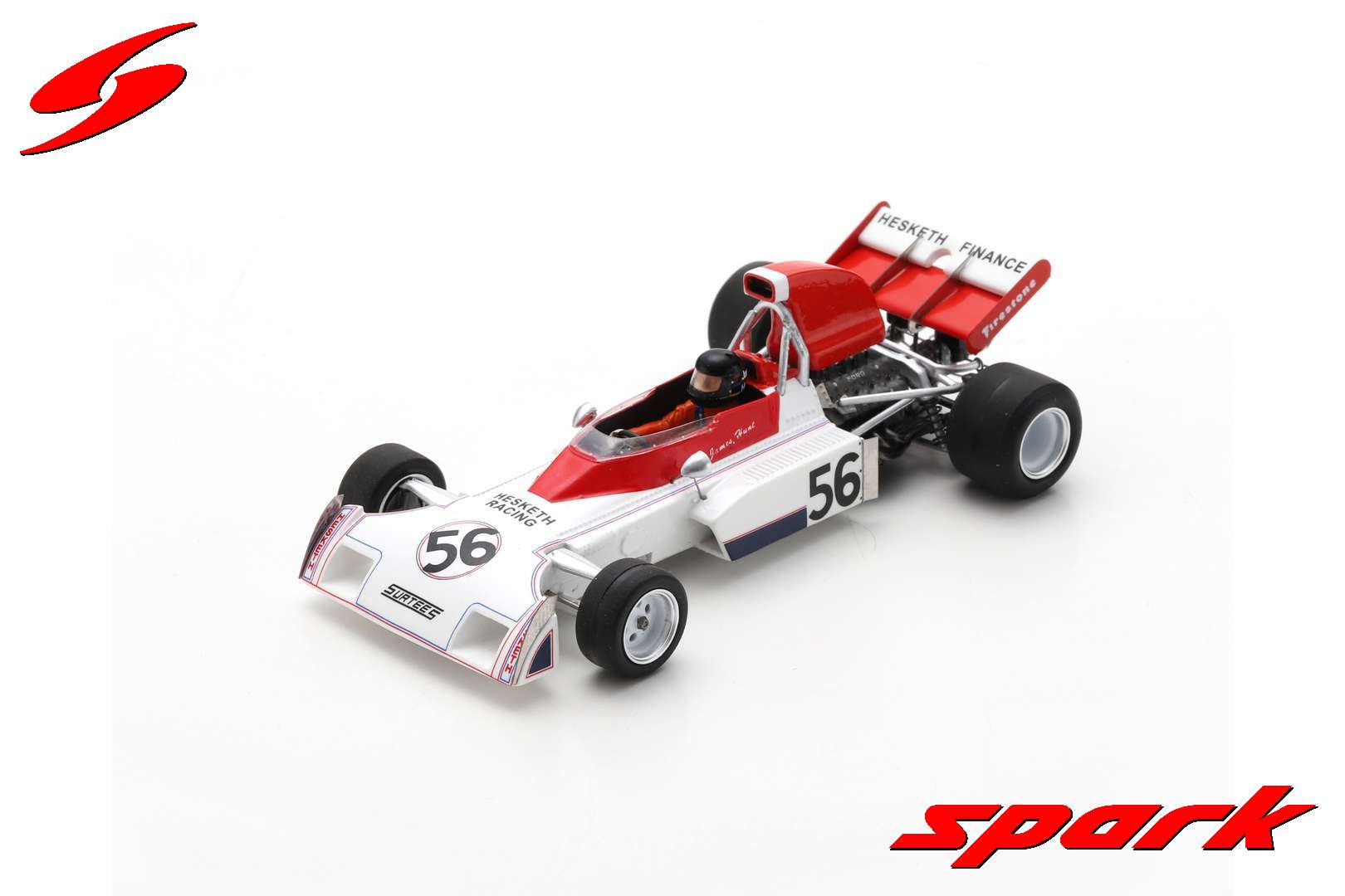 Surtees TS9B #56 J.Hunt "Hesketh Racing" Carrera Campeones F1 1973 1:43 Spark