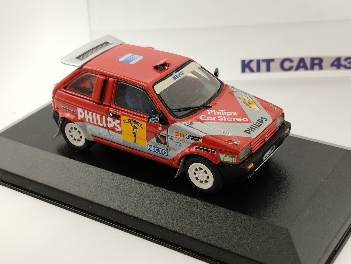 Seat Ibiza bimotor proto #1 J.M.Serviá Cto.rallyes RACE de tierra 1988 1:43 Camos