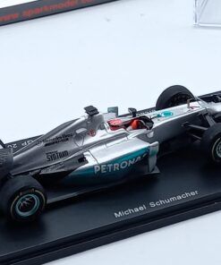 Alternative view of Mercedes-AMG F1 W03 #7 M. Schumacher F1 GP Monaco 2012 1:43 Spark