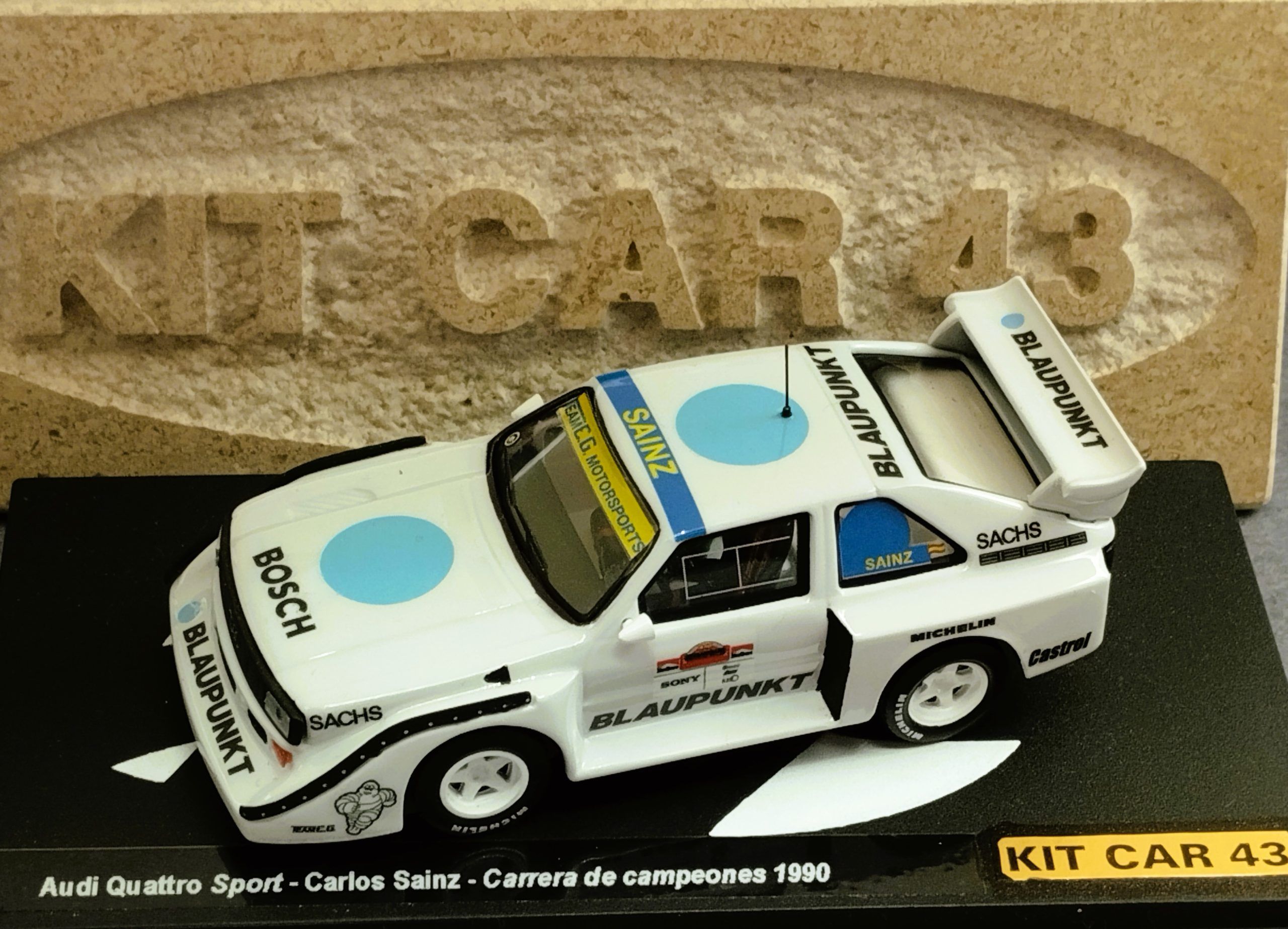 Audi Quattro S1 C.Sainz Carrera de Campeones/Race of Champions 1990 1:43 Kit Car 43 - Image 2